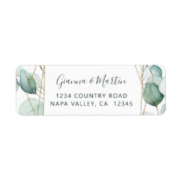 Blattgold Geometric Greenerage Rücksendeadresse