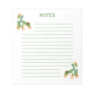 Blattgrün Notizblock