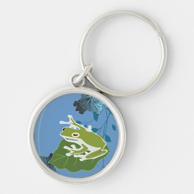 Blattgrün Schlüsselanhänger (Vorne)