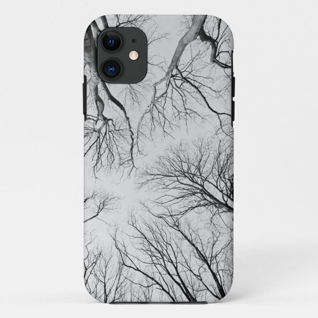 Blattlose Bäume in Thiepval Holz Case-Mate iPhone Hülle (Rückseite)