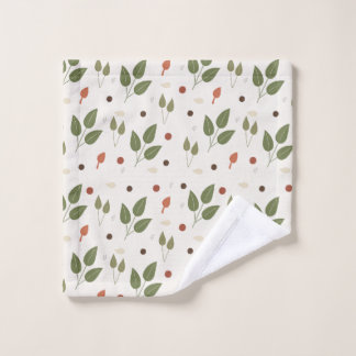 Blattmuster Design Badhandtuch Set