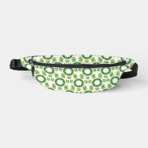Blattmuster, Muster von Blätter, grüne Blätter Bauchtasche