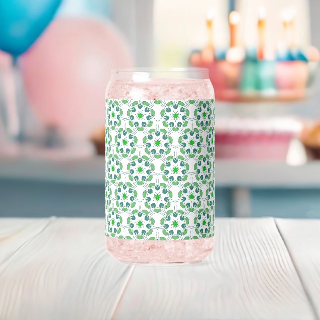 Blattmuster, Muster von Blätter, grüne Blätter Dosenglas (Insitu (Baby Party))