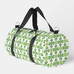 Blattmuster, Muster von Blätter, grüne Blätter Duffle Bag