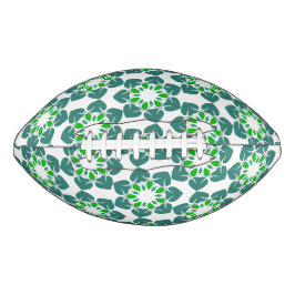 Blattmuster, Muster von Blätter, grüne Blätter Football