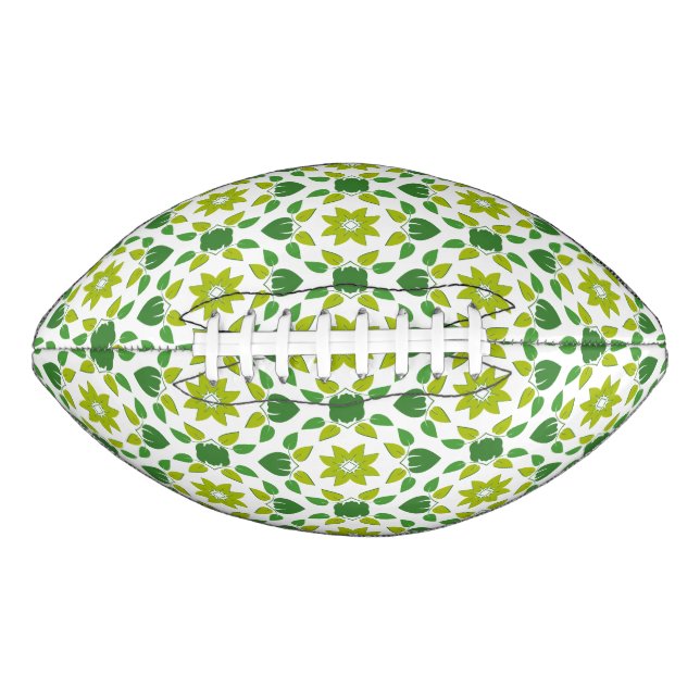 Blattmuster, Muster von Blätter, grüne Blätter Football (Vorderseite)