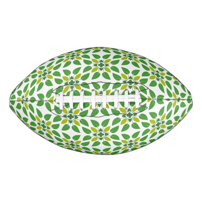 Blattmuster, Muster von Blätter, grüne Blätter Football (Vorderseite)