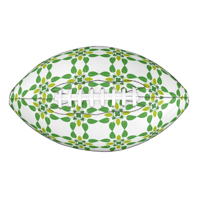 Blattmuster, Muster von Blätter, grüne Blätter Football (Vorderseite)