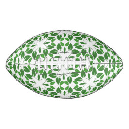 Blattmuster, Muster von Blätter, grüne Blätter Football