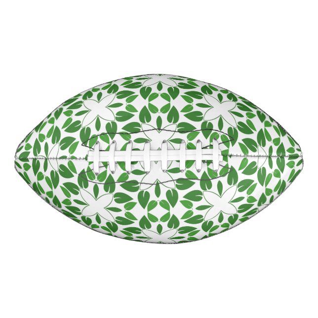 Blattmuster, Muster von Blätter, grüne Blätter Football (Vorderseite)