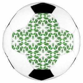 Blattmuster, Muster von Blätter, grüne Blätter Fußball