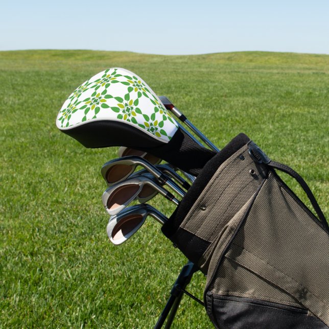 Blattmuster, Muster von Blätter, grüne Blätter Golf Headcover (In SItu)