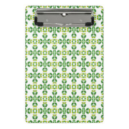 Blattmuster, Muster von Blätter, grüne Blätter Mini Klemmbrett