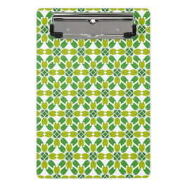 Blattmuster, Muster von Blätter, grüne Blätter Mini Klemmbrett