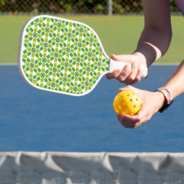 Blattmuster, Muster von Blätter, grüne Blätter Pickleball Schläger