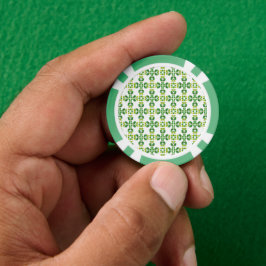 Blattmuster, Muster von Blätter, grüne Blätter Pokerchips