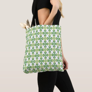 Blattmuster, Muster von Blätter, grüne Blätter Tasche
