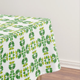 Blattmuster, Muster von Blätter, grüne Blätter Tischdecke