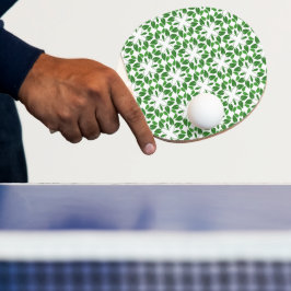 Blattmuster, Muster von Blätter, grüne Blätter Tischtennis Schläger