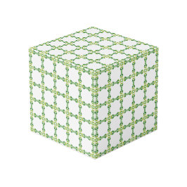 Blattmuster, Muster von Blätter, grüne Blätter Würfel