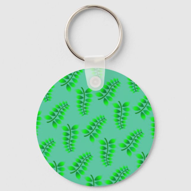 Blattmuster Schlüsselanhänger (Vorderseite)