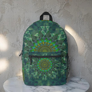 Blattquadratische Parameter Bedruckter Rucksack