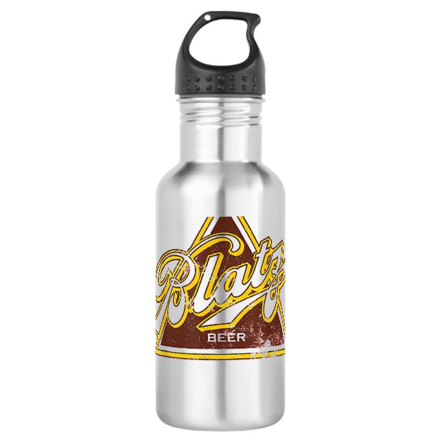 Blatz Beer Milwaukee Edelstahlflasche (Vorderseite)