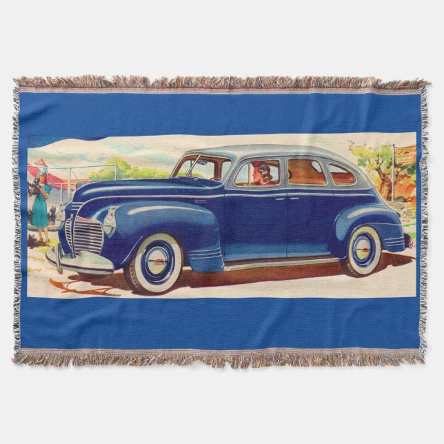 blau 1941 Plymouth Decke (Vorderseite)