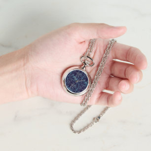 Blau Abstrakt Armbanduhr
