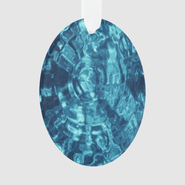 Blau Abstrakt Ornament (Vorderseite)