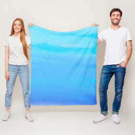 Blau als Abstrakte Kunst des Sky Fleecedecke