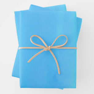 Blau als Abstrakte Kunst des Sky Geschenkpapier Set