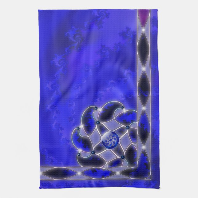 Blau als das SeeGeschirrtuch Handtuch (Vertikal)