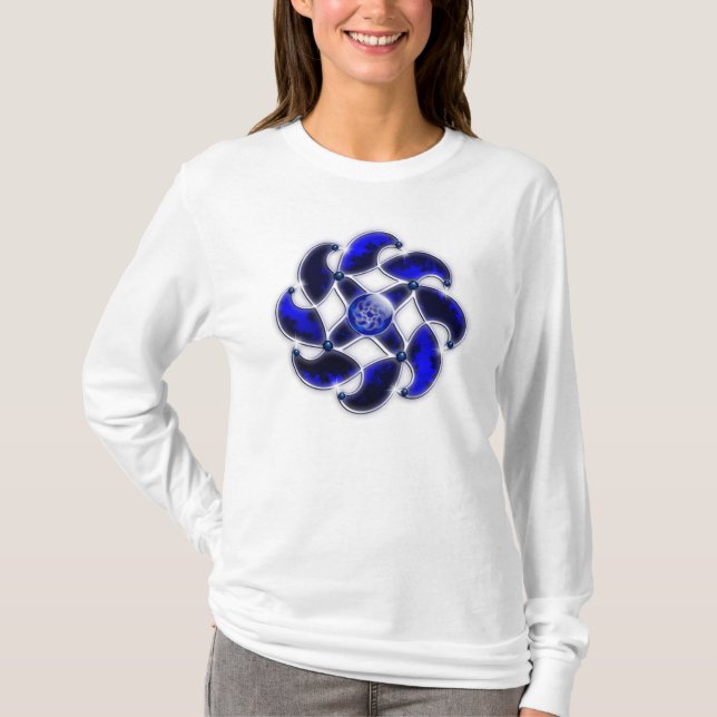 Blau als Shirt (Vorderseite)