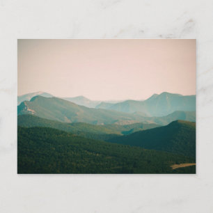 Blau an den Bergen Postkarte