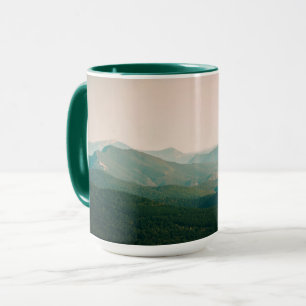 Blau an den Bergen Tasse