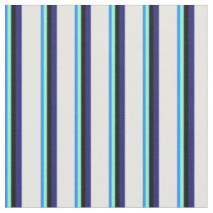 Blau, Aquamarine, Schwarz, Mitternachtsblau, Minzc Stoff