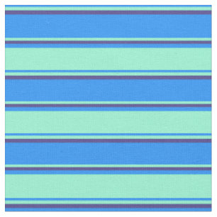 Blau, Aquamarine und Dunkelschiefer blau gefärbt Stoff