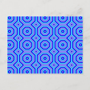 Blau auf Blau Postkarte