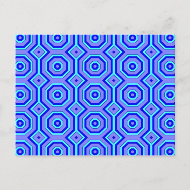 Blau auf Blau Postkarte (Vorderseite)