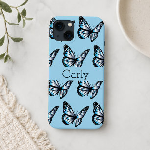 Blau auf blauen Schmetterlingen und mehr Schmetter Case-Mate iPhone Hülle