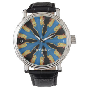 Blau auf schwarzer Thunder_Cove Armbanduhr