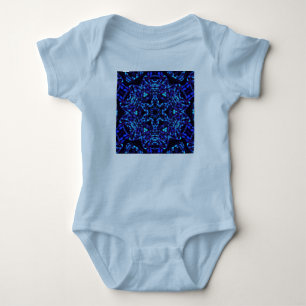 Blau aufgefrischt baby strampler