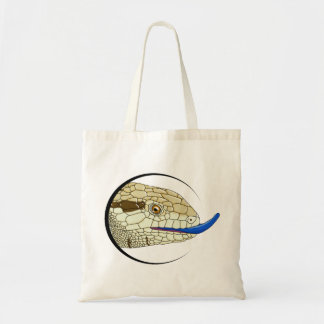 Blau aufgeleckte skink (ij) Tasche
