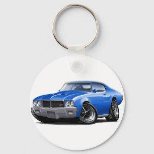 Blau-Auto 1970-72 Buicks GS Schlüsselanhänger