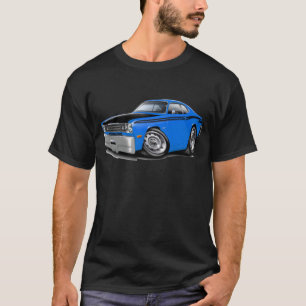 Blau-Auto 1970-74 des Staubtuch-340 T-Shirt