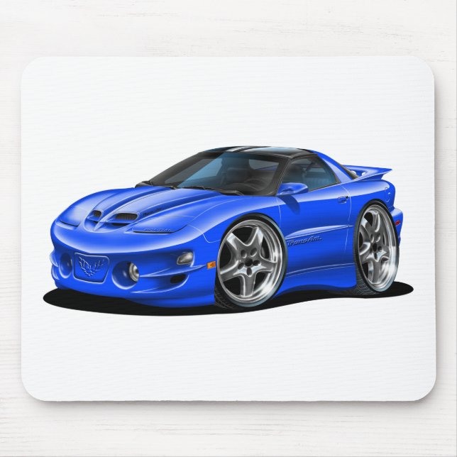 Blau-Auto 1998-02 Transportes morgens Mousepad (Vorne)