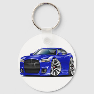Blau-Auto des Dodge-Ladegerät-SRT8 Schlüsselanhänger
