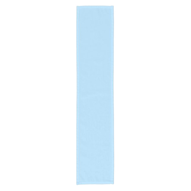 Blau, Baby-blaue Dusche  Kurzer Tischläufer (Vorderseite)