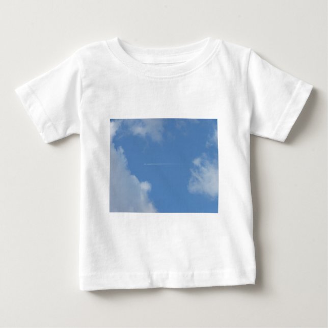Blau Baby T-shirt (Vorderseite)